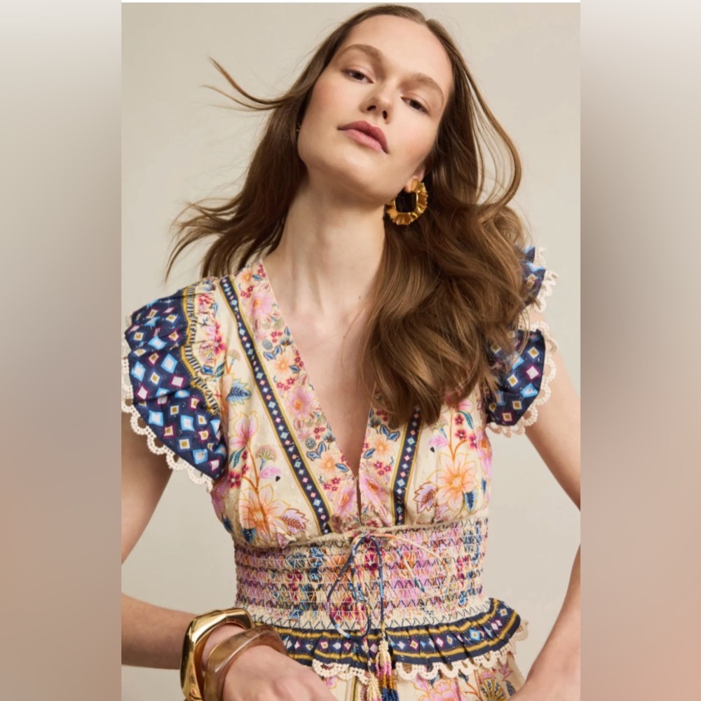 Superbloom tapestry dress from FarmRio